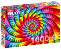 Opakowanie Puzzle 1000 Psychodeliczna tęczowa spirala