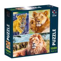 Puzzle 1000 Rodzina lwów DT1000-01. Wydawca: De.tail. SmakLiter.pl Opakowanie Puzzle 1000 Rodzina lwów DT1000-01