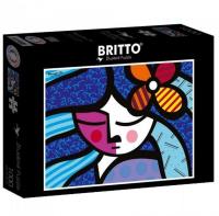 Opakowanie Puzzle 1000 Romero Britto, Dziewczyna z kwiatkiem
