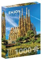 Opakowanie Puzzle 1000 Sagrada Familia/Barcelona/Hiszpania