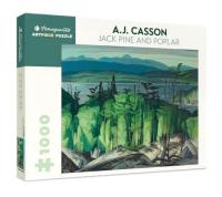 Opakowanie Puzzle 1000 Sosny i topole, A. J. Casson