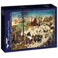 Puzzle 1000 Spis ludności w Betlejem Brueghel 1566. Wydawca: Bluebird Puzzle. SmakLiter.pl Opakowanie Puzzle 1000 Spis ludności w Betlejem Brueghel 1566