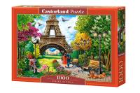 Puzzle 1000 Spring in Paris CASTOR. Wydawca: Castorland. SmakLiter.pl Opakowanie Puzzle 1000 Spring in Paris CASTOR