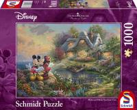 Puzzle 1000 SQ T. Kinkade Myszka Miki & Minnie 110755. Wydawca: Schmidt Spiele Puzzle. SmakLiter.pl Opakowanie Puzzle 1000 SQ T. Kinkade Myszka Miki & Minnie 110755