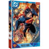 Opakowanie Puzzle 1000 Superman w akcji TREFL
