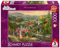 Puzzle 1000 Thomas Kinkade Bibi Blocksberg. Wydawca: Schmidt. SmakLiter.pl Opakowanie Puzzle 1000 Thomas Kinkade Bibi Blocksberg