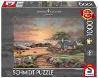 Opakowanie Puzzle 1000 Thomas Kinkade, Dom nad morzem