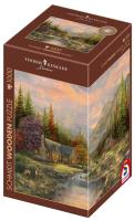 Puzzle 1000 Thomas Kinkade Górski krajobraz. Wydawca: Schmidt. SmakLiter.pl Opakowanie Puzzle 1000 Thomas Kinkade Górski krajobraz