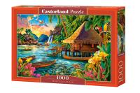Puzzle 1000 Tropikalna wyspa C-104871. Wydawca: CASTOR. SmakLiter.pl Opakowanie Puzzle 1000 Tropikalna wyspa C-104871