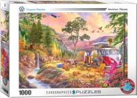 Puzzle 1000 VW Bus Camper's Paradise by 6000-5866. Wydawca: Eurographics. SmakLiter.pl Opakowanie Puzzle 1000 VW Bus Camper's Paradise by 6000-5866