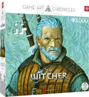 Puzzle 1000 Wiedźmin: Geralt & Vincent van Gogh. Wydawca: GOOD LOOT. SmakLiter.pl Opakowanie Puzzle 1000 Wiedźmin: Geralt & Vincent van Gogh