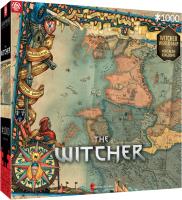 Puzzle 1000 Wiedźmin: The Nothern Kingdoms. Wydawca: GOOD LOOT. SmakLiter.pl Opakowanie Puzzle 1000 Wiedźmin: The Nothern Kingdoms