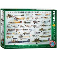 Puzzle 1000 World War I Aircraft 6000-0087. Wydawca: Eurographics. SmakLiter.pl Opakowanie Puzzle 1000 World War I Aircraft 6000-0087