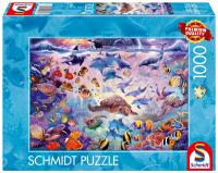 Puzzle 1000 Wspaniały ocean. Wydawca: Schmidt. SmakLiter.pl Opakowanie Puzzle 1000 Wspaniały ocean