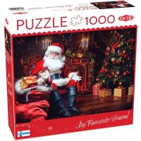 Opakowanie Puzzle 1000 XMAS Santa Claus' Room
