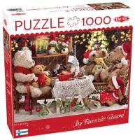 Opakowanie Puzzle 1000 XMAS Teddy Bear Family