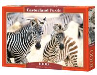 Puzzle 1000 Young Zebras CASTOR. Wydawca: Castorland. SmakLiter.pl Opakowanie Puzzle 1000 Young Zebras CASTOR