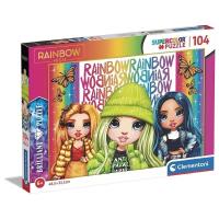 Opakowanie Puzzle 104 Brilliant Rainbow High