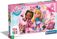 Opakowanie Puzzle 104 Super Kolor Alice`s Wonderland Bakery