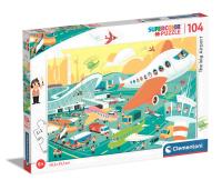 Opakowanie Puzzle 104 Super Kolor Big Airport