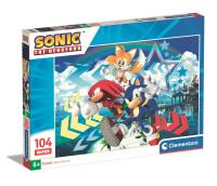Opakowanie Puzzle 104 Super Kolor Sonic