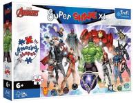 Opakowanie Puzzle 104 Super Shape XL Odwaga Avengersów TREFL