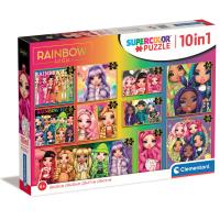 Opakowanie Puzzle 10w1 super kolor rainbow high 20273