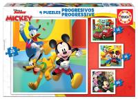 Puzzle 12+16+20+25 Myszka Miki i przyjaciele G3. Wydawca: Educa. SmakLiter.pl Opakowanie Puzzle 12+16+20+25 Myszka Miki i przyjaciele G3