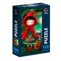 Puzzle 120 Czerwony Kapturek. Wydawca: Roter Kafer. SmakLiter.pl Opakowanie Puzzle 120 Czerwony Kapturek