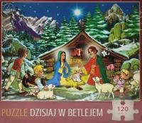 Puzzle 120 - Dzisiaj w Betlejem. Wydawca: Wydawnictwo Diecezjalne i Drukarnia w Sandomierzu. SmakLiter.pl Opakowanie Puzzle 120 - Dzisiaj w Betlejem