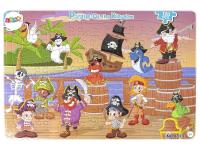 Puzzle 120 el edukacyjne piraci. Wydawca: Leantoys. SmakLiter.pl Opakowanie Puzzle 120 el edukacyjne piraci
