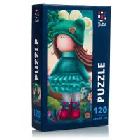 Puzzle 120 Lalka z koniem DT100-03. Wydawca: De.tail. SmakLiter.pl Opakowanie Puzzle 120 Lalka z koniem DT100-03