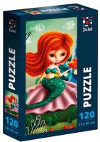 Puzzle 120 Mała Syrenka. Wydawca: Roter Kafer. SmakLiter.pl Opakowanie Puzzle 120 Mała Syrenka