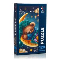 Puzzle 120 Słodki miś DT100-05. Wydawca: De.tail. SmakLiter.pl Opakowanie Puzzle 120 Słodki miś DT100-05