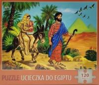 Puzzle 120 - Ucieczka do Egiptu. Wydawca: Wydawnictwo Diecezjalne i Drukarnia w Sandomierzu. SmakLiter.pl Opakowanie Puzzle 120 - Ucieczka do Egiptu