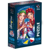 Puzzle 120 Ukraina & Poland DT100-16. Wydawca: De.tail. SmakLiter.pl Opakowanie Puzzle 120 Ukraina & Poland DT100-16
