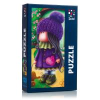 Puzzle 120 Urocza laleczka ze słonikiem DT100-04. Wydawca: De.tail. SmakLiter.pl Opakowanie Puzzle 120 Urocza laleczka ze słonikiem DT100-04