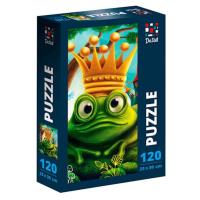 Puzzle 120 Żabi Książę. Wydawca: Roter Kafer. SmakLiter.pl Opakowanie Puzzle 120 Żabi Książę