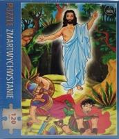 Puzzle 120 - Zmartwychwstanie. Wydawca: Wydawnictwo Diecezjalne i Drukarnia w Sandomierzu. SmakLiter.pl Opakowanie Puzzle 120 - Zmartwychwstanie