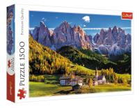 Opakowanie Puzzle 1500 Dolina Val di Funes, Włochy TREFL