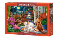 Puzzle 1500 Kocięta na dachu C-152056. Wydawca: CASTOR. SmakLiter.pl Opakowanie Puzzle 1500 Kocięta na dachu C-152056