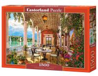 Puzzle 1500 Lakeside Terrace C-152186-2. Wydawca: CASTOR. SmakLiter.pl Opakowanie Puzzle 1500 Lakeside Terrace C-152186-2