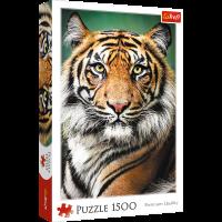 Puzzle 1500 Portret tygrysa 26204. Wydawca: Trefl PAP. SmakLiter.pl Opakowanie Puzzle 1500 Portret tygrysa 26204