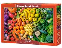Puzzle 1500 Rainbow of Vitamins CASTOR. Wydawca: Castorland. SmakLiter.pl Opakowanie Puzzle 1500 Rainbow of Vitamins CASTOR