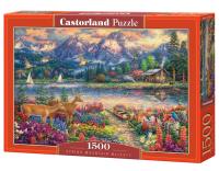 Puzzle 1500 Spring Mountain Majesty CASTOR. Wydawca: Castorland. SmakLiter.pl Opakowanie Puzzle 1500 Spring Mountain Majesty CASTOR