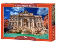 Puzzle 1500 The Trevi Fountain, Rome. Wydawca: Castorland. SmakLiter.pl Opakowanie Puzzle 1500 The Trevi Fountain, Rome