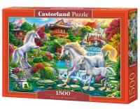 Puzzle 1500 Unicorn Garden CASTOR. Wydawca: Castorland. SmakLiter.pl Opakowanie Puzzle 1500 Unicorn Garden CASTOR