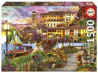 Puzzle 1500 Włoska promenada. Wydawca: Educa. SmakLiter.pl Opakowanie Puzzle 1500 Włoska promenada
