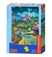Puzzle 180 Cinderella's Castle CASTOR. Wydawca: Castorland. SmakLiter.pl Opakowanie Puzzle 180 Cinderella's Castle CASTOR