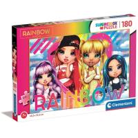 Opakowanie Puzzle 180 Supercolor Rainbow High